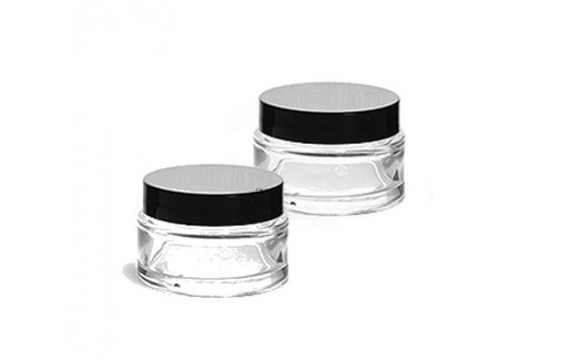 Cosmetic Clear glass jars 30ml
